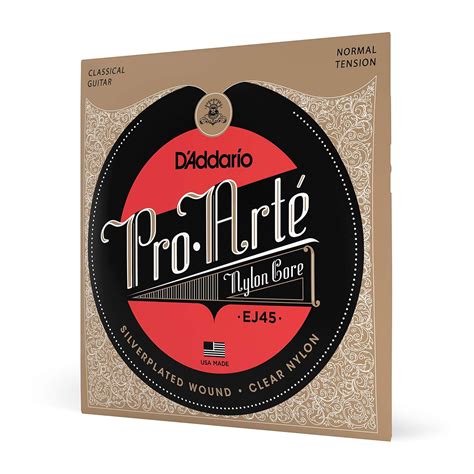 DAddario EJ45 ProArte Nylon Classical Guitar Strings Normal Tension ...
