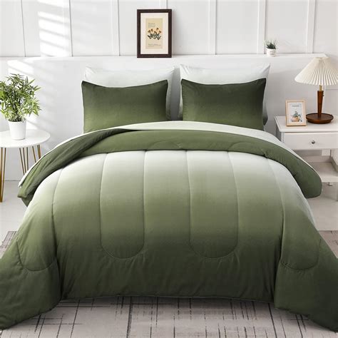 Olive Green Comforter Set at Leonard Gagliano blog