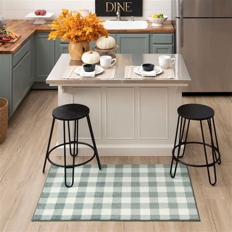 Mohawk Home Fall 2 X 3 (ft) Gray Indoor Machine Washable Throw Rug at ...