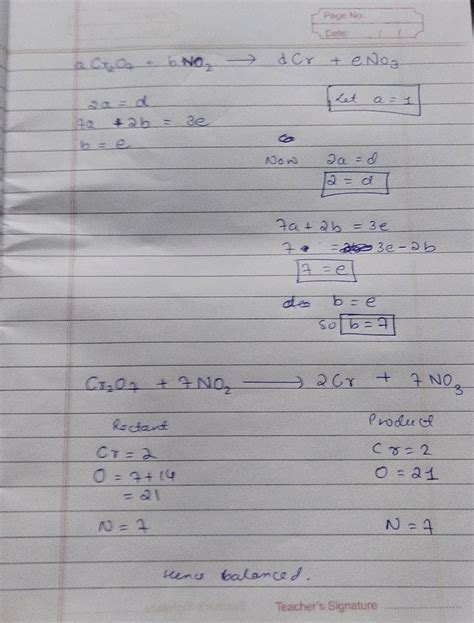 cr2o7+no2=cr+no3 balancing redox reaction - Brainly.in