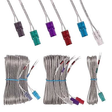 ExploreHome Set Of 6 Replacement Speaker Wires/Cord Cables Kits For ...