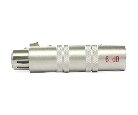 TOMOCA at-6 in-line Audio Signal attenuator for Balanced Circuit (6dB ...