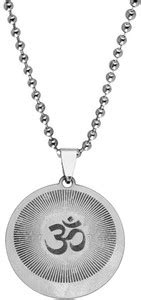 M Men Style Sterling Silver Stainless Steel Pendant Price in India ...