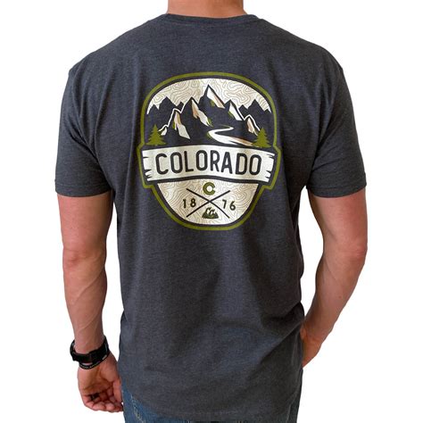 Trailhead T-Shirt - Charcoal Gray - Colorado T-Shirts Online