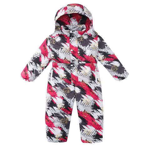 Snowsuit Gift for Girls Boys Girls Snowsuit One Piece Ski Suits Jackets ...