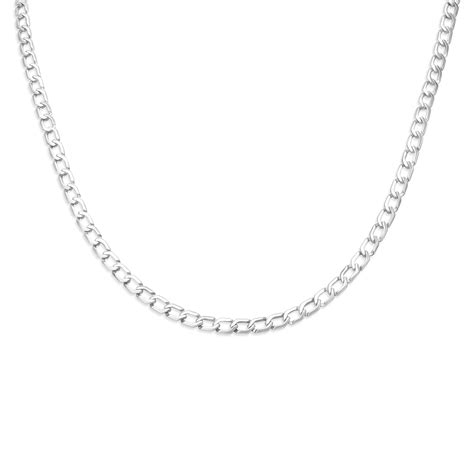 Sleek Platinum Chain for Men