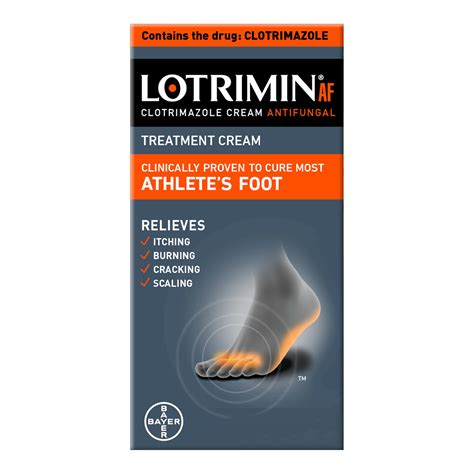 Lotrimin Af Cream For Athletes Foot Clotrimazole 1 Antifungal Treatment ...
