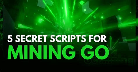 Go Mining Script 的图像结果