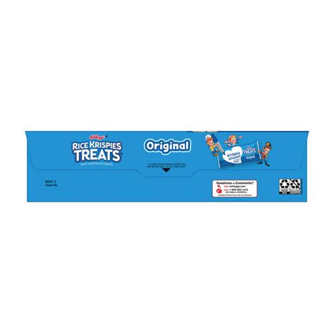 Kellogg's Rice Krispies Treats Crispy Marshmallow Squares, Original, 6. ...