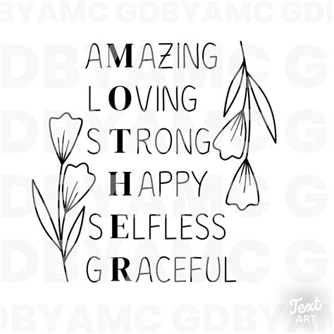 Mother Acronym Svg, Mothers Day SVG | Mom Life SVG | Floral Mom Svg | Mom Svg Cut Files | Mom ...