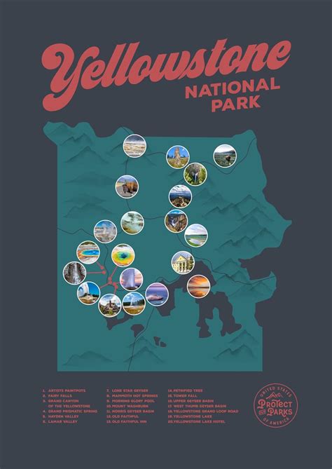 Buy Yellowstone National Park Scratch Off Poster - Travel Poster ...