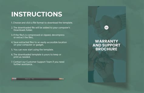 Warranty and Support Brochure Template in Word, PDF - Download | Template.net