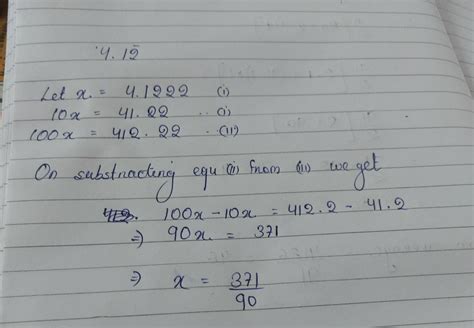Find the value of 4.12(bar on 2) - Brainly.in