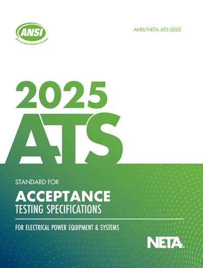 Image result for Neta Standards Electrical Testing