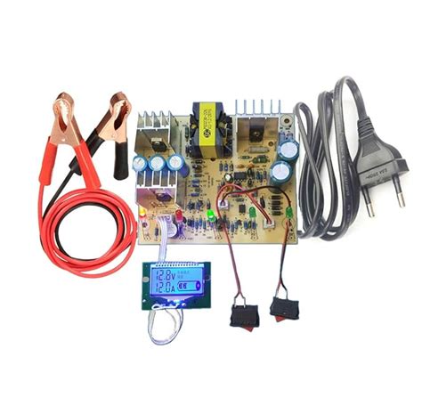 a2zteco 12V/24V Lead Acid Battery Smart Charger PCB/Circuit Board DIY ...
