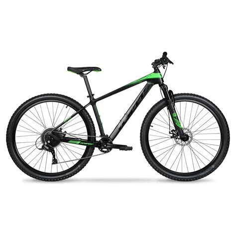 Hyper Bicycles 29 Hyper Carbon Fiber Mountain Bike, Black/Green, India ...