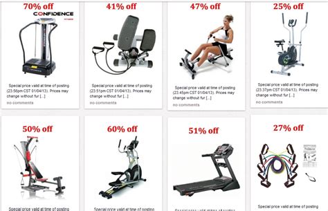 Deals on Treadmills, Elliptical Trainers, Exercise bikes and other ...