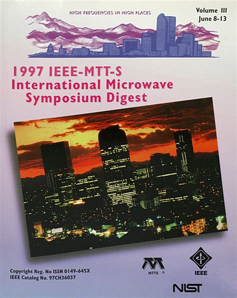 Buy Microwave Symposium, 1997 IEEE / Mtt-S International (IEEE MTT-S ...
