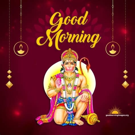 120+ Greet the Morning: Hanuman's Images & Blessings - Good Morning God ...
