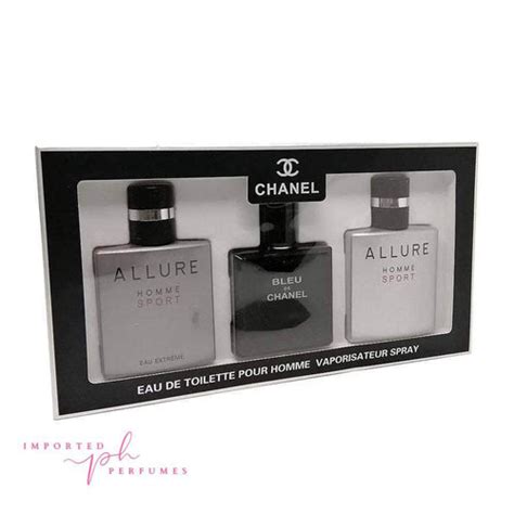 Buy Authentic Chanel Mini Perfume Gift Sets For Men 3x | Discount Prices | Imported Perfumes ...