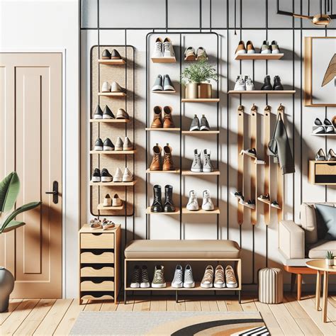 Functional and Stylish Shoe Racks for Entryways