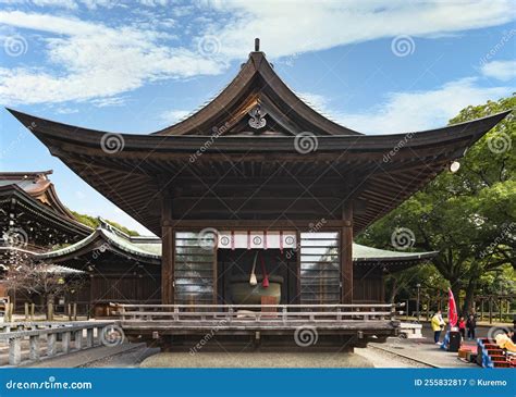 Japan Biggest Copper Suzu Bell in the Suzudo Hall of Miyajidake Shrine ...