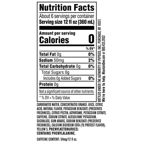 Diet Mountain Dew 2 Liter