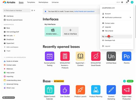 Updating Airtable Base Access - Superchart