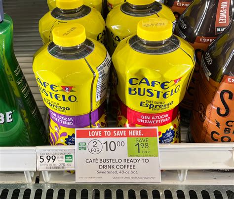 Cafe Bustelo Ready To Drink Coffee Just $2 At Publix (Regular Price $5. ...