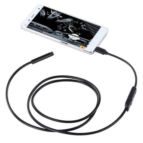 Waterproof Micro USB Endoscope Snake Tube Inspection Camera with 6 LED ...
