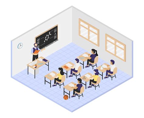 Image result for Isometric Math Classroom Animation