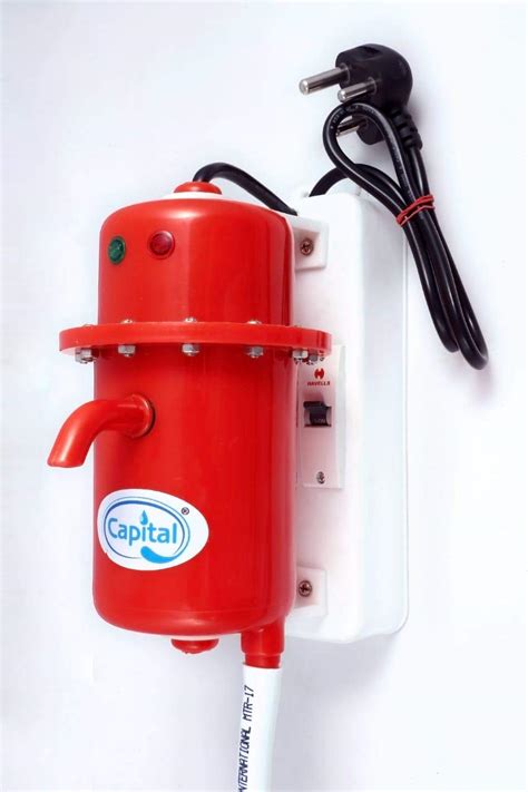 Buy Capital 1 Litre instant portable water heater/geyser (Fitted with ...