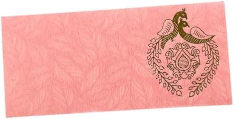 Vanya Creations Pack of 50, Rectangle Shape Metallic Paper Shagun ...