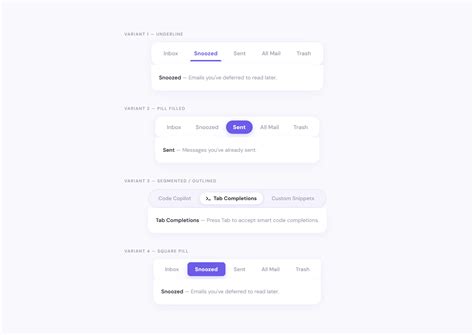 Responsive Tabs UI Design with HTML CSS JavaScript | Modern Navigation ...