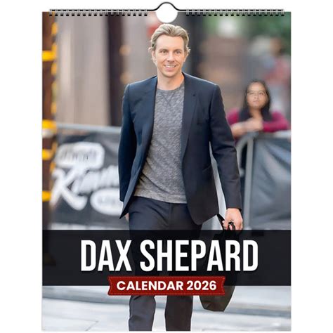 Dax Shepard 2026 Wall Calendar – Premium Actor Calendar for Fans, Holl ...
