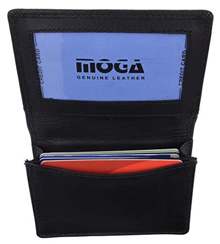 Buy Moga Genuine Leather Business Card Holder Name Card Case Credit ...