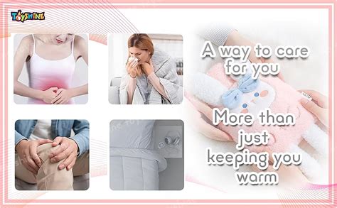 Toyshine Hot Water 1000ml Bottle with Cute Stuffed Plush Rabbit Animal ...