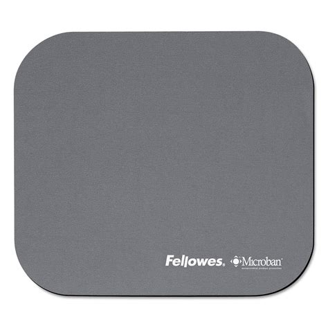 Fellowes Mouse Pad with Microban Antimicrobial Protection, Graphite ...