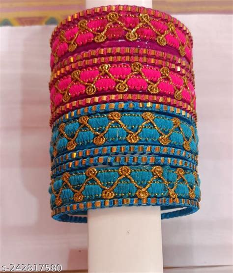 kada set with flavour of silk thread work for women. girls in the ocas ...