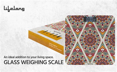 Lifelong Bloom LLWS54 Body Weighing Scale (Indian Cultural Series ...