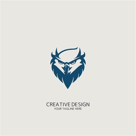 Vecteur de logo de faucon | Vecteur Premium