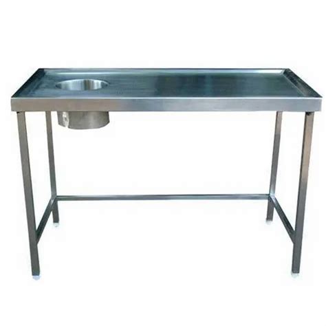 Stainless Steel Table - Ss Work Table With 2 Under Shelves Manufacturer ...