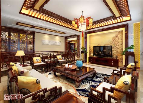中式风格三居室141平米5.9万-阳光水岸装修案例-保定房天下家居装修网