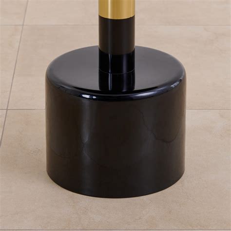 Buy Mathew Glass Top Accent Table - Black from Home Centre at just INR ...