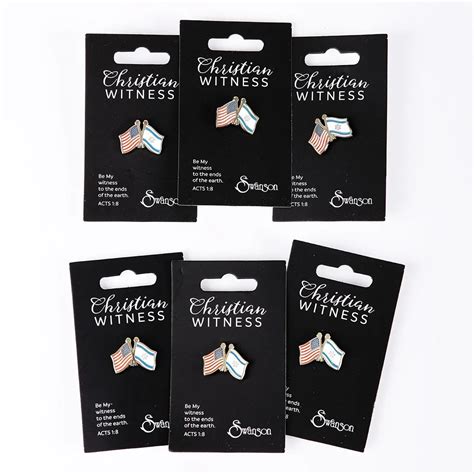 Lapel Pin - Israeli/American Flags: Stylish & Versatile