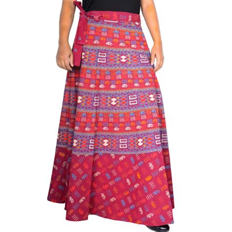 Buy Rajvila Regular Wrap Around for Women Animal Print Full Length ...