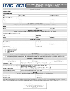 Image result for ITAC Form