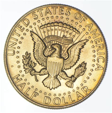 BEAUTIFUL Gold Tone - 1964 Kennedy Half Dollar - Unbelievable color ...