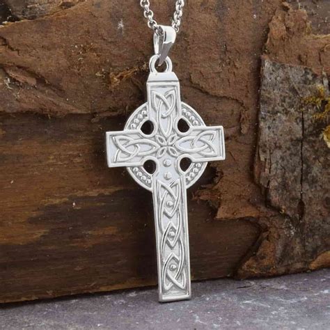 Celtic Cross Necklace From Ireland | Celtic Jewelry