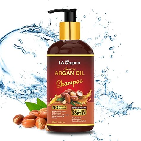 Buy LA Organo Moroccan Argan Hair Growth Therapy Sulfate Free Dandruff ...